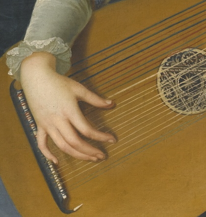 Anna Rosina von Lisiewska detail